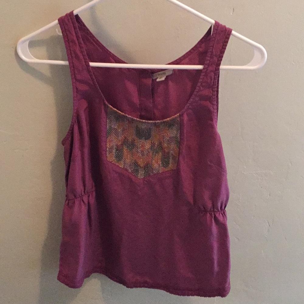 Women’s silk tank top